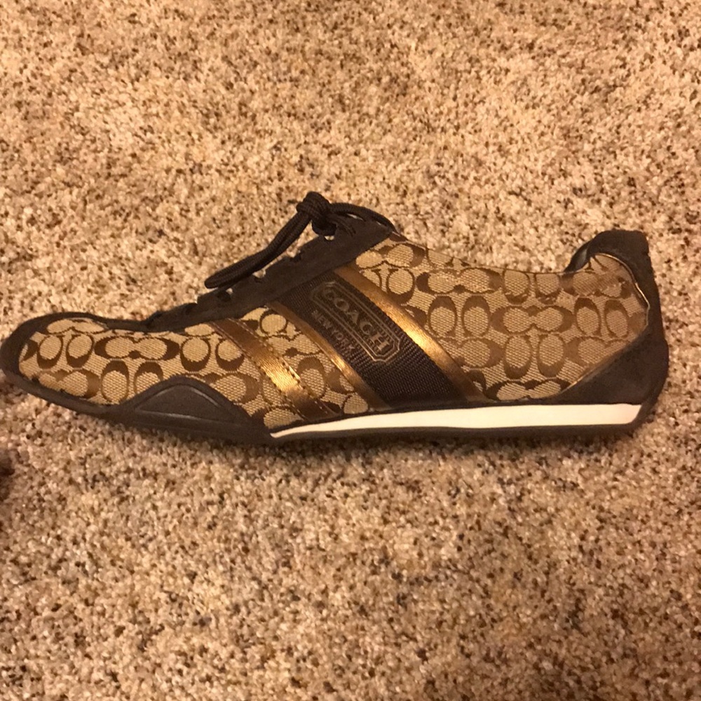 Brown Coach sneakers NEW